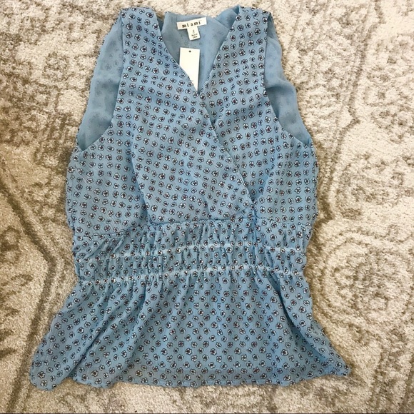 Francesca’s LEAH PEPLUM TANK TOP size S - Picture 2 of 5